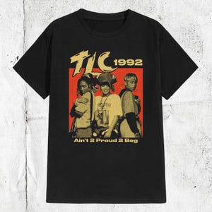 90s TLC Girls Band Hip Hop Pop T-shirt