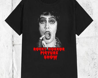Camiseta de la película musical de terror The Rocky Horror Picture Show de los años 70