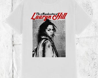 80s 90s Lauryn Hill Singer The Fugees Band T-shirt