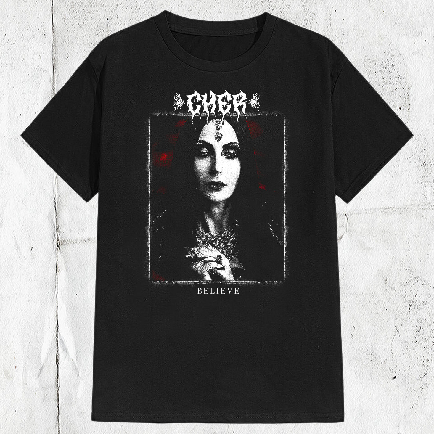 Vintage Cher Pop Singer Metal Style T-shirt - Etsy