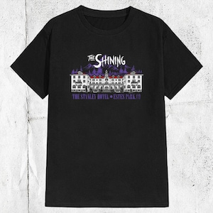 80s The Shining Psychological Horror Movie T-shirt