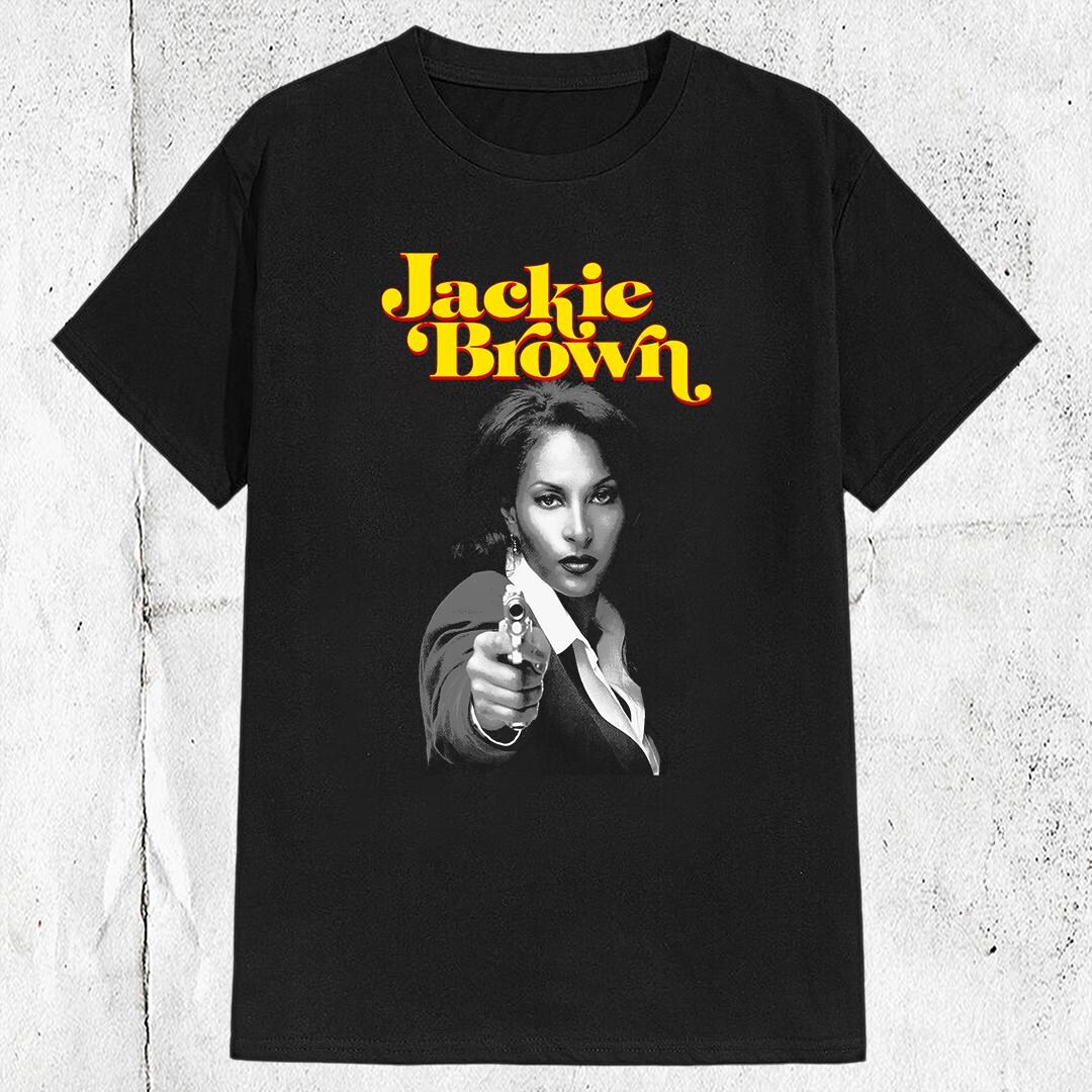 90's ジャッキーブラウン　タランティーノ　映画　Tシャツ い*き様 90's～ 表記(XL ムービーTシャツ ''ジャッキー・ブラウン'' DELTA トップス