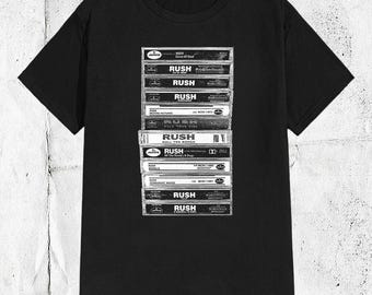 Vintage 90s Rush Band Presto Tour T Shirt 1990 Rock Tee Ss 1990s