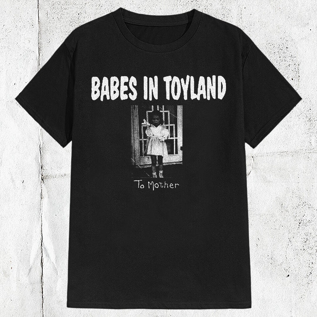 90's ヴィンテージ バンドTシャツBabes in Toyland L 黒 Vintage 90s Babes in Toyland Band to Mother Album T-shirt - Etsy