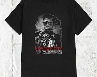 90s new jack city ムービーTシャツ ラップT 映画T 91年 NEW JACK CITY Print S/S Tee 黒 L 90s ニュージャック
