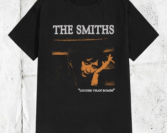 Vintage 80s The Smiths Band Louder Than Bombs Album T-shirt