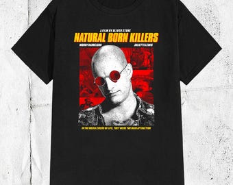 Natural Born Killers Movie Poster, NBK Anime - Vintage 90s Movie