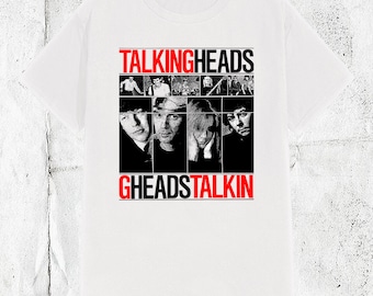 Camiseta De Talking Heads - Vintage Retro Indie 80s - Art Rock
