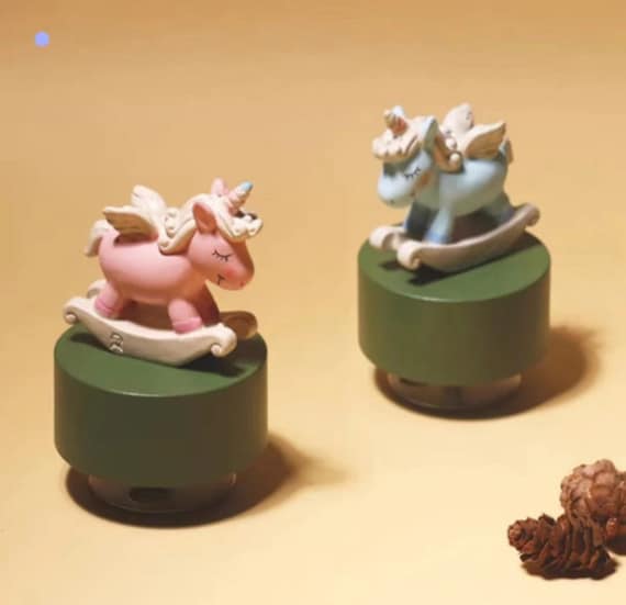 カルーセルユニコーンオルゴール 125-131 ユニコーン＊レトロオルゴール＊