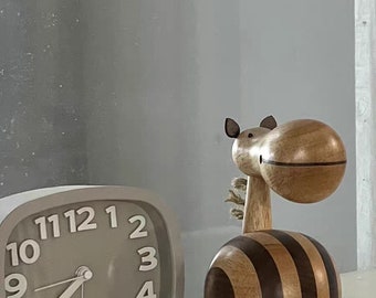 Exquisite hölzerne Spieluhr [Zebra-Spieluhr] Kreative gestreifte Zebra-Spieluhr aus Holz, das perfekte Geschenk.