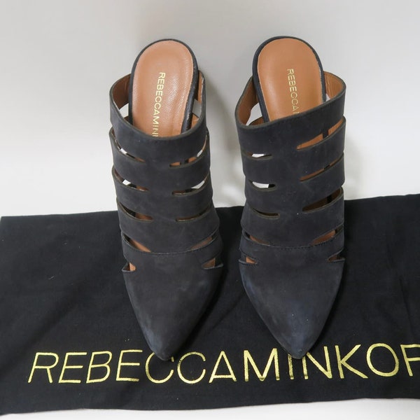 Rebecca Minkoff Dasa Suede Sandals Mules Size 6
