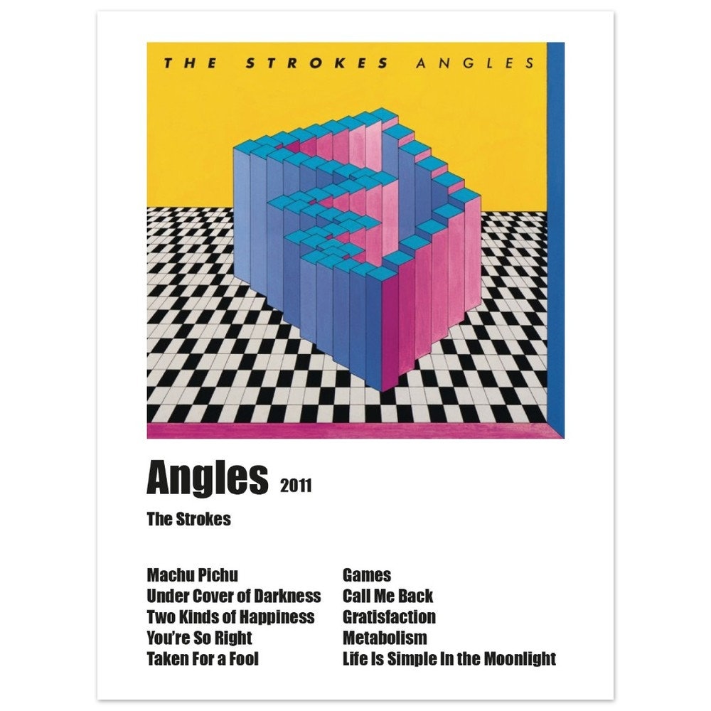 Angles the Strokes Poster - Etsy