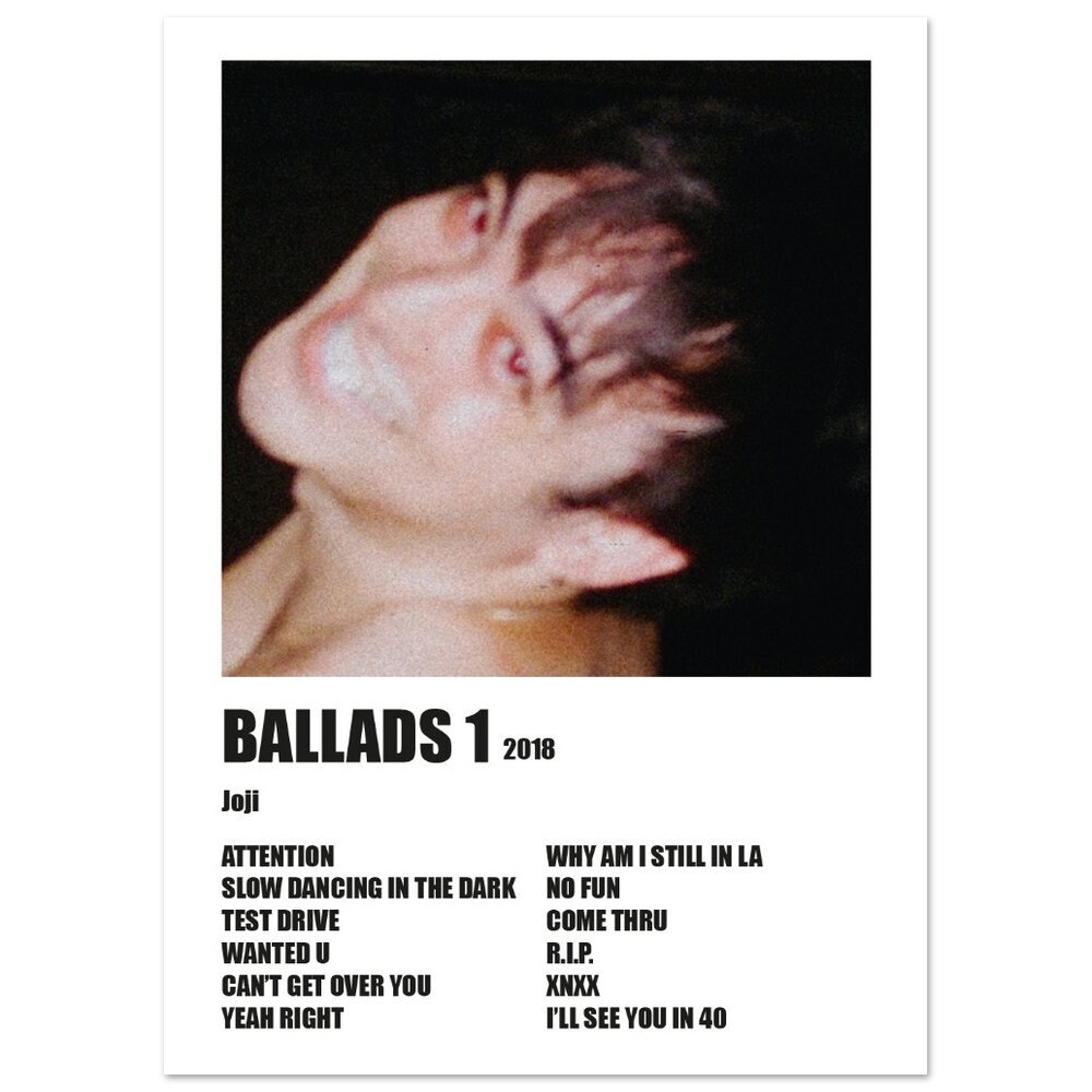 Ballads 1 Joji Poster - Etsy