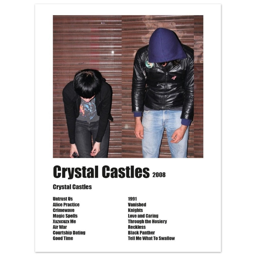 Crystal Castles Poster - Etsy
