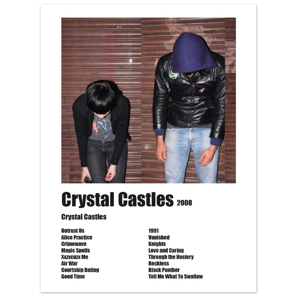 Crystal Castles Poster - Etsy