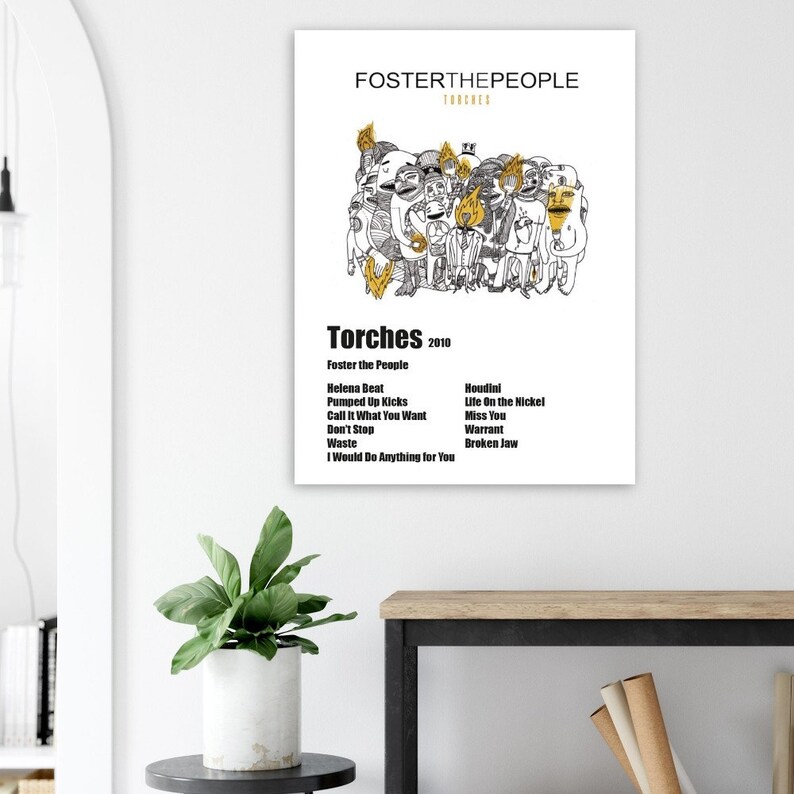 Torches Foster the People Poster Etsy