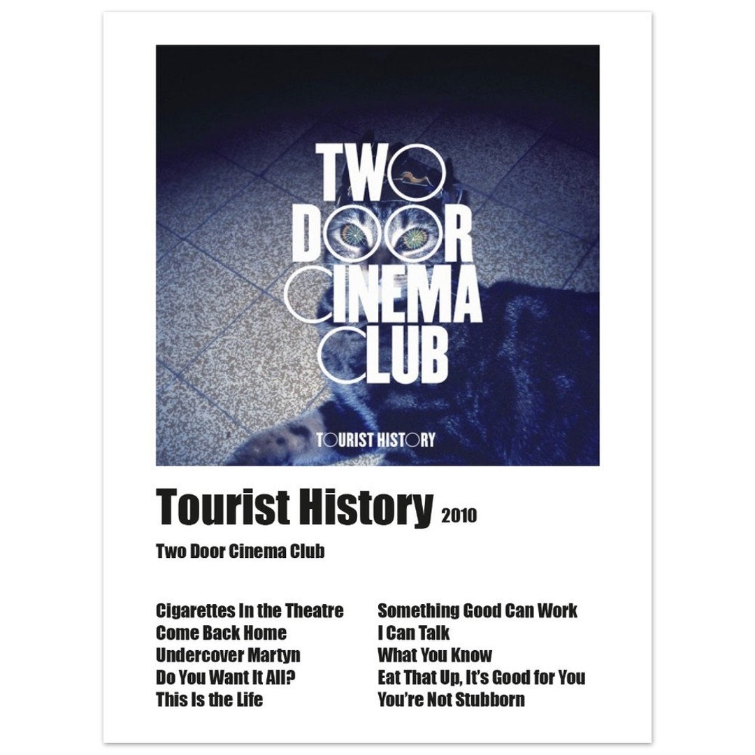 Tourist History Two Door Cinema Club Poster - Etsy
