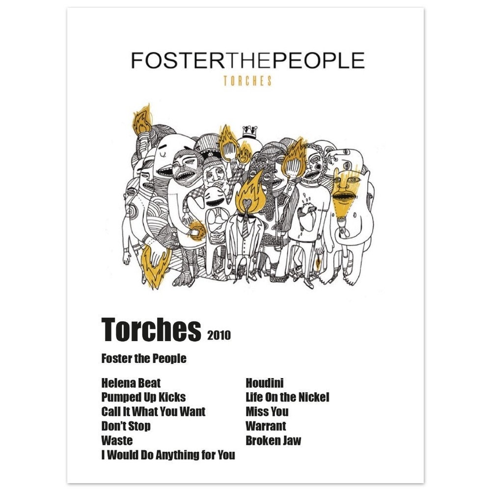 Torches Foster the People Poster Etsy