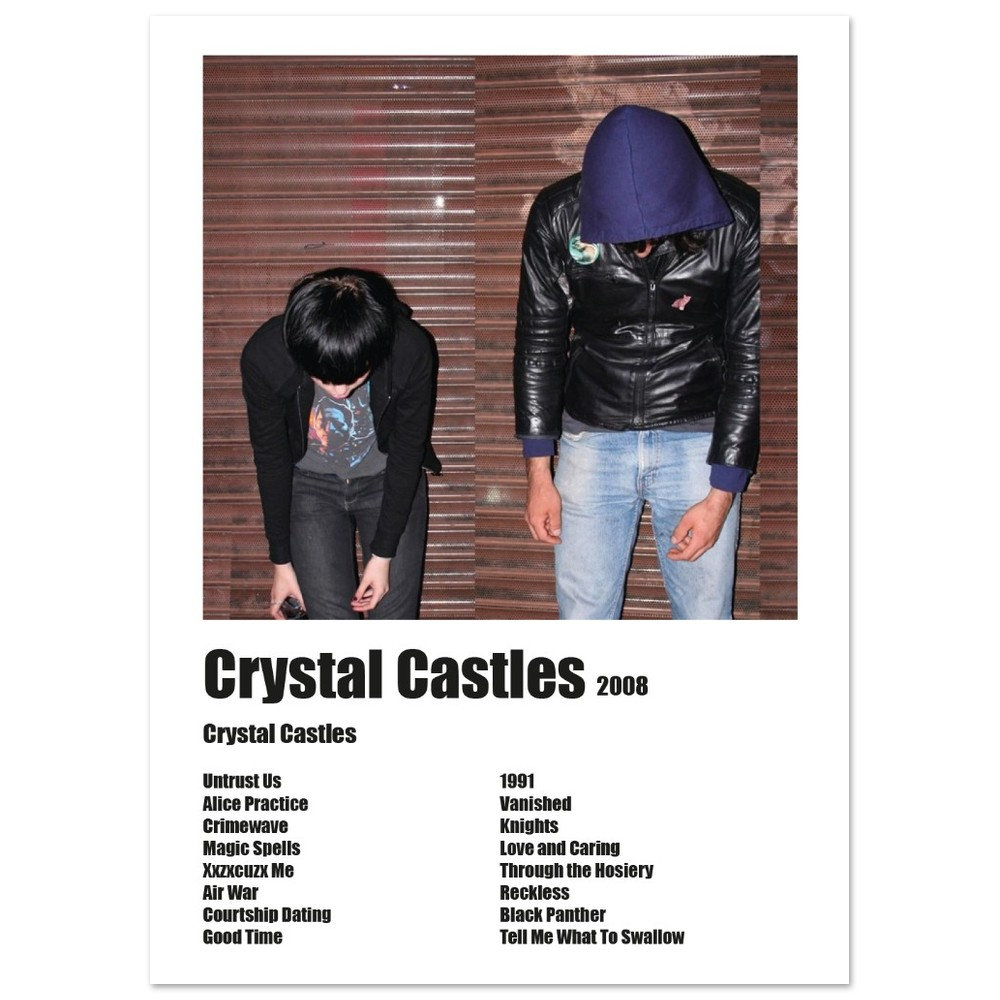 Crystal Castles Poster - Etsy