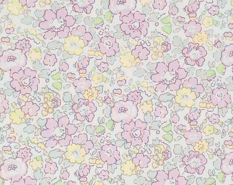 Tissu Liberty « Betsy Ann » Tana Lawn pastels (exclusivité Japon)