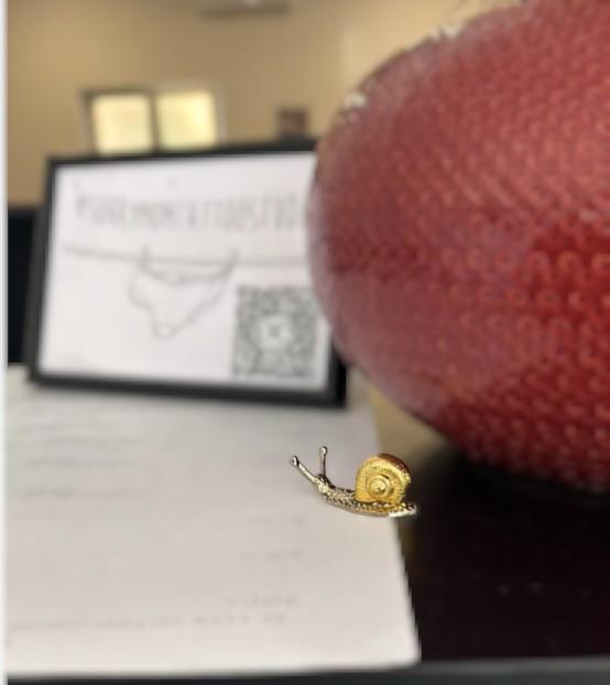 Brass Snail Figurine Cute Snail Mini Home Decor Bonsai Accessory ...