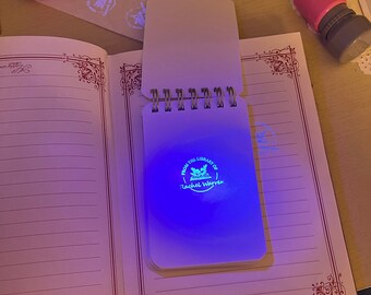 Custom Invisible Anti-counterfeit Stamp, Custom Personalized Fluorescent Stamp, Custom Self Inking Fluorescent Stamp, Custom Logo Stamp