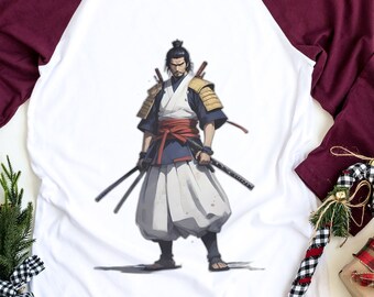 Samurai Krieger png, japanische Kultur, digitales Design, sofortiger Download, png design