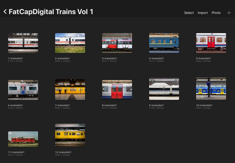 Procreate Graffiti Templates Fatcapdigital Trains Vol 1. Etsy