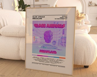 Glass Animals - Dreamland Digital Poster / Album Cover Poster / Poster Print / Glass Animals Albums
