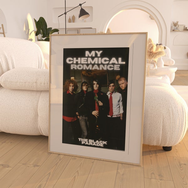 My Chemical Romance - The Black Parade Album Poster / Room Decor / Music Decor / Music Gifts / My Chemical Romance Art