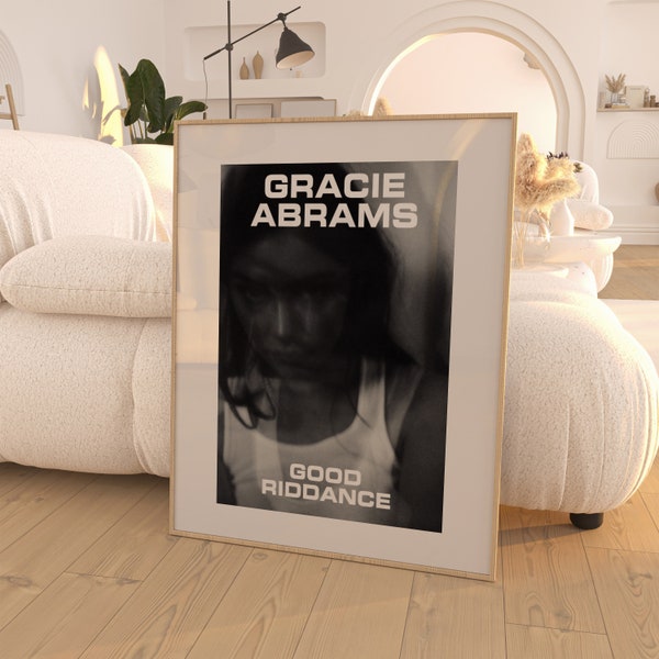 Gracie Abrams - Affiche de l'album Good Riddance / Décoration de chambre / Décoration musicale / Cadeaux musique / Art Gracie Abrams