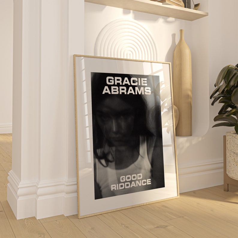 Gracie Abrams Good Riddance Album Poster / Room Decor / Music Decor / Music Gifts / Gracie Abrams Art image 3