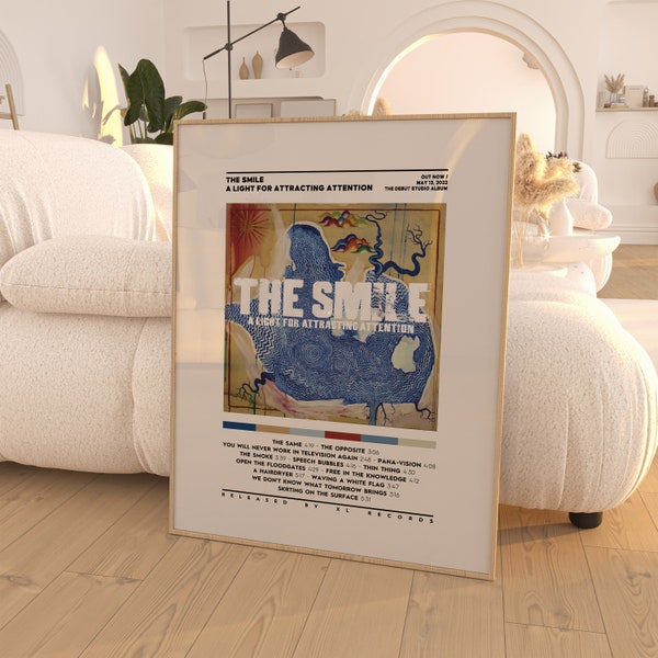 The Smile - A Light for Attracting Attention Album Poster / Album Cover / Poster Print / Wall Art / Home Decor