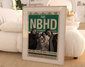 The Neighbourhood Retro Band Poster / Room Decor / Music Decor / Music Gifts / The Neighbourhood Album Poster