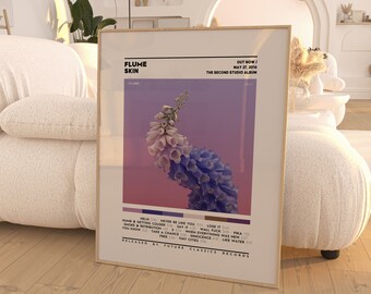 Flume - Skin Album Poster / Album Cover Poster / Room Decor / Music Decor / Music Gifts / Flume Albums