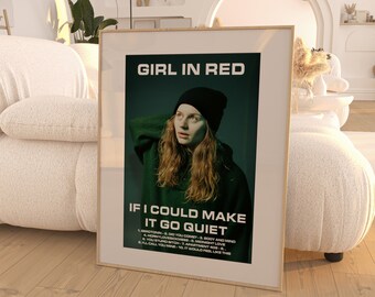 Girl In Red – If I Could Make It Go Quiet Album Poster / Room Decor / Music Decor / Music Gifts / Girl In Red Poster