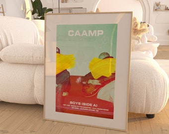 Caamp – Boys (Side A) Album Poster / Room Decor / Music Decor / Music Gifts / Caamp Art