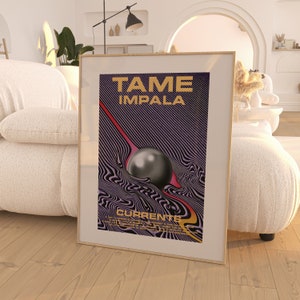 Tame Impala Currents Poster / Room Decor / Music Decor / Music Gifts / Tame Impala Art