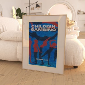 Childish Gambino Summer Pack Album Poster / Room Decor / Music Decor / Music Gifts / Childish Gambino Art