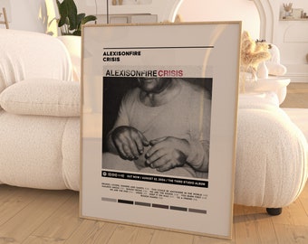 Alexisonfire - Crisis Album Poster / Album Cover Poster / Room Decor / Music Decor / Music Gifts / Alexisonfire Album