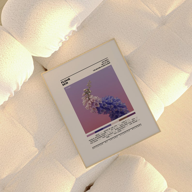 Flume Skin Album Poster / Album Cover Poster / Room Decor / Music Decor ...