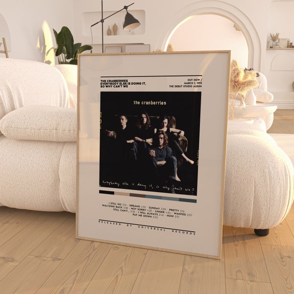 The Cranberries - Everybody Else Is Doing It, So Why Can't We? Album Poster / Album Cover Poster / Room Decor / Music Decor / Music Gifts