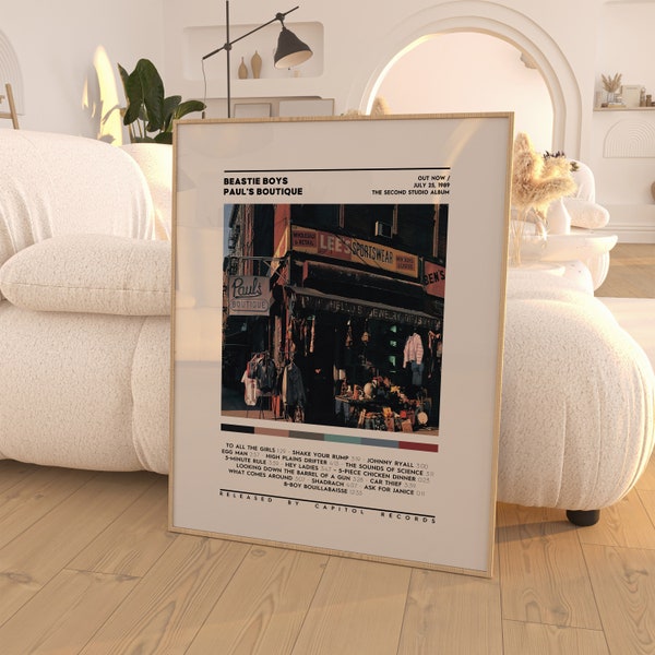 Beastie Boys - Paul's Boutique | Album Cover Poster | Room Decor | Wall Decor | Music Decor | Music Gift | Poster Print