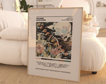 The Shins - HearthWorm Album Poster / Album Cover Poster / The Shins Alben / Poster Print / Home Decor / Wandkunst / Poster Geschenke