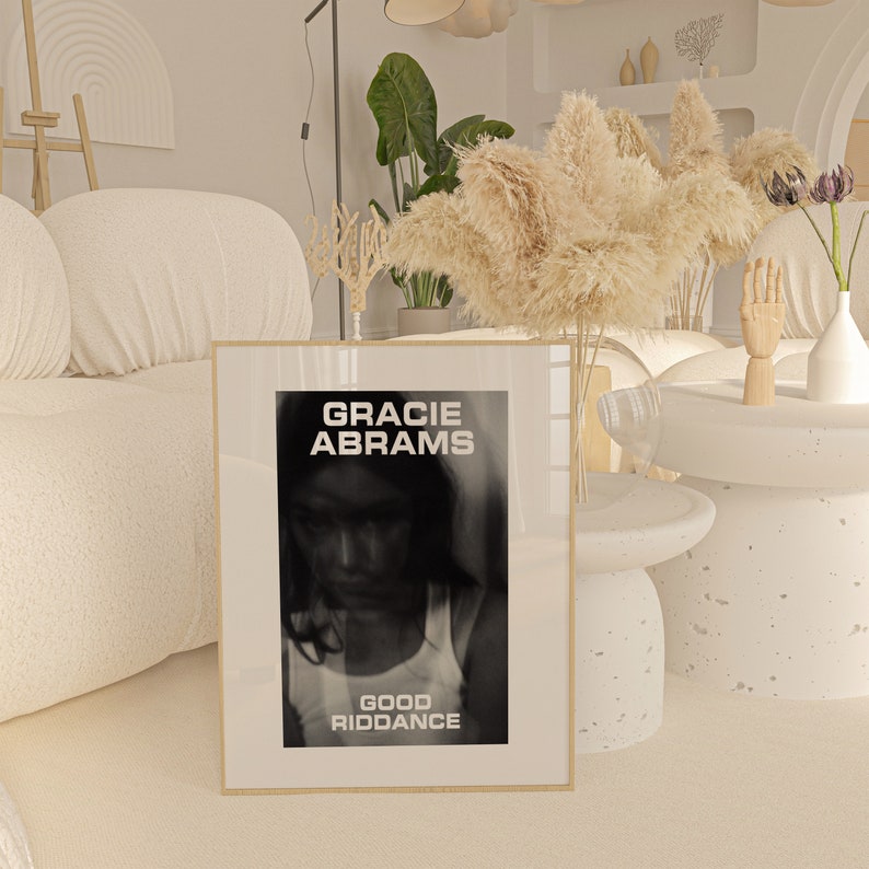 Gracie Abrams Good Riddance Album Poster / Room Decor / Music Decor / Music Gifts / Gracie Abrams Art image 2
