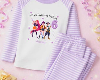 Personalised Kpop Demon Hunters Birthday Pyjamas: Any Age Custom Name, Age