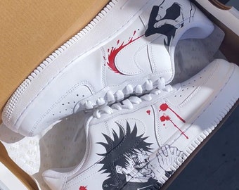 Jujutsu Kaisen Air Force 1 Custom Custom Shoes men, Custom Air Force 1 Cartoon, Custom Sneaker woman