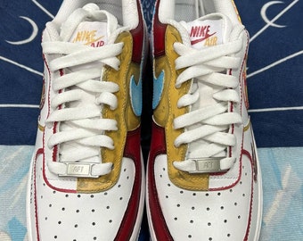 Iron Man Air Force 1 Custom Custom Shoes men, Custom Air Force 1 Cartoon, Custom Sneaker woman