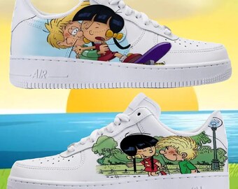 Cedric X Chen Air Force 1 Custom Custom Schuhe Männer, Custom Air Force 1 Cartoon, Custom Sneaker Frau