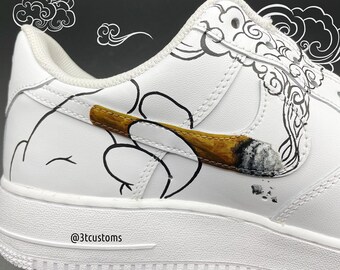 Kaws Air Force 1 Custom Custom Schuhe Männer, Custom Air Force 1 Cartoon, Custom Sneaker Frau